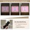 More coffee - Roze - Paars - Strepen - Mok Light Box met batterij (Wandlamp) middel -USP_dimbaarNL