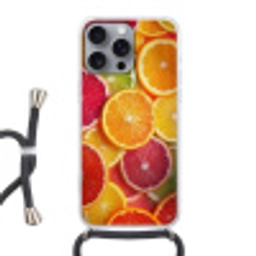 Fruit - Kleurrijk - Close up Hoesje iPhone 16 Pro Max met koord klein -3d