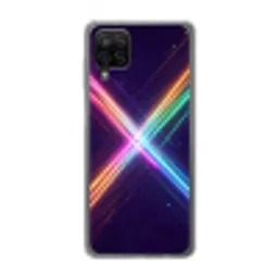 Kruisen - Lasterstralen - Neon Telefoonhoesje Samsung Galaxy A12 klein -3d
