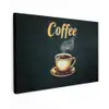 Koffie - Schotel - Koffiebonen - Retro canvas 2cm klein -z3d