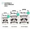 Rachid Racoon NBS - Handbagage koffer - Kinderen Unisex middel zzzzzzVergelijking_3EN