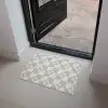 Lichtgrijs - Wit - Vierkant - Rond Deurmat klein 898 -sfeer5
