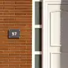 Grijs - Traditioneel Naambord Rechthoek middel -sfeer3-rechthoek-S
