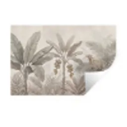 Natuur - Jungle - Ringstaartmaki - Bruin Muursticker klein -3d