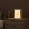 Giraffe - Regenboogmanen - Beige Light Box met kabel klein -sfeer1_kind