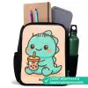 Kawai - Dino - Bubbletea Rugzak - Zwart middel -inhoud_NL