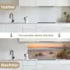 Pier - Zonsondergang - Strand keuken achterwand 2 middel -voor-na_DE