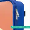 Panda - Slapen - Oranje Kinderkoffer - Blauw klein -rits_FR