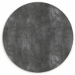 Donkergrijs - Ruw - Beton Wandcirkel kunststof plaat 5mm dik klein 188 -3d