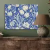Bloemen - Delfts Blauw - Patroon - Tulp PET vilt klein -sfeer2