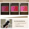 Minimalistisch - Rood - Roze - Hartjes Light Box met batterij (Wandlamp) middel -USP_dimbaarNL