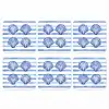 Vier schelpen - Blauw - Wit - Strepen onderzetter kurk middel -3d