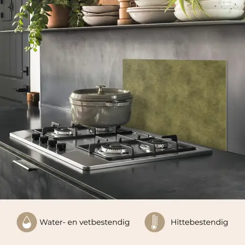 Textuur - Abstract - Groen keuken achterwand spatscherm klein 900 -usp_NL
