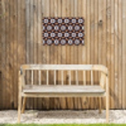 traditioneel - Element - Kleurrijk Tuinposter op houten frame 2 cm dik klein 845 -sfeer4