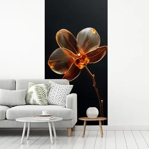 Orchidee - Doorzichtig - Bloem fotobehang vinyl groot -woonkamer