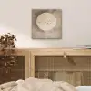 Vogel - Beige - Japandi aluminium wit klein -sfeer3