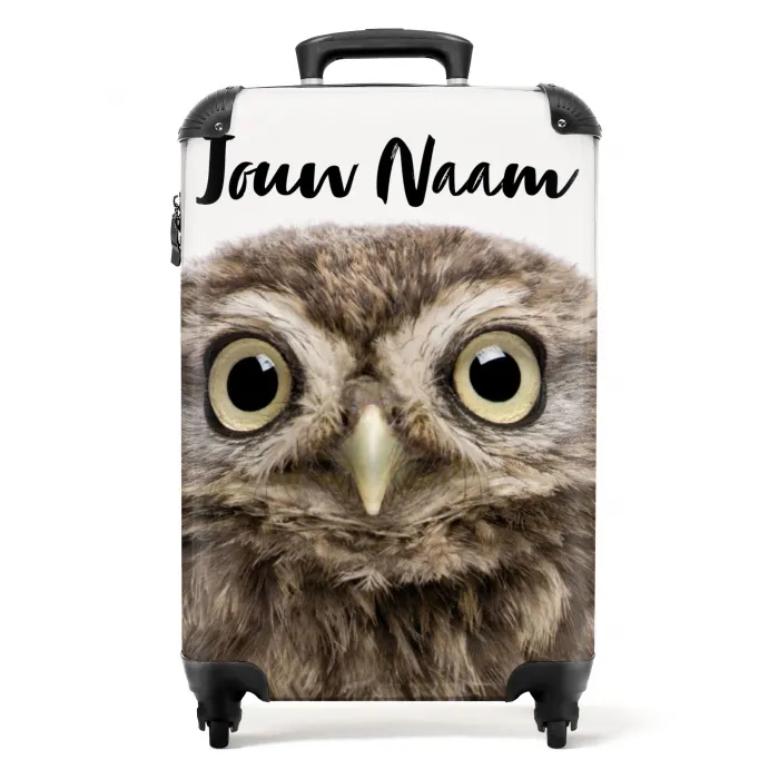Ulke Uil NBS - Handbagage koffer - Kinderen Unisex middel -productfoto_recht