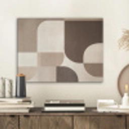 Geometrisch - Geweven structuur - Modern PET vilt klein -sfeer1