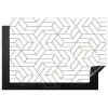 Design - Geometrie - Patroon Inductie beschermer vinyl 3mm klein 276 -3d