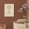 Wijn - Zomer - Quote - Oranje PET vilt klein -sfeer4