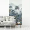 Jungle - Landschap - Blauw fotobehang vinyl groot -woonkamer