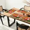 Bloemenveld - Klaprozen - Kleurrijk Placemat vinyl groot -zzsfeer4_Kitchenyeah-website