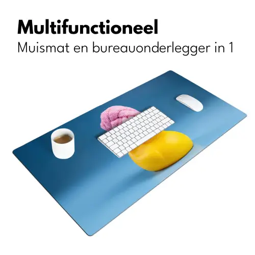 Badeend - Handdoek - Blauw Muismat XXL klein -sfeer4