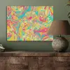 Geel - Roze - Blauw - Retro PET vilt klein -sfeer2