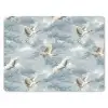 Wolken - Kraanvogels - Blauw muismat rubber klein 262 -3d