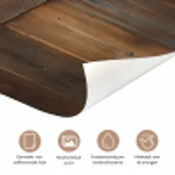 Koe - Doorkijk - Raam - Hout - Dieren deurposter klein -closeup_NL