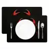 Krab - Rood - Vissen - Schaaldieren Placemat vinyl groot -zzsfeer2_Kitchenyeah-website