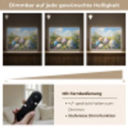 Grasveld - Eieren - Bloemen Light Box met batterij (Wandlamp) middel -USP_dimbaarDE