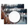 Riet - Gras - Natuur - Winter - Meer Placemat vinyl groot -zzsfeer2_Kitchenyeah-website