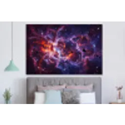 Space - Stars - Abstract - Colorful forex 5mm xxl -slaapkamer
