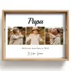 Papa - Fotocollage - 3 Fotos Dienblad Rechthoek middel -z3d_shopping
