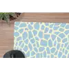 Giraf - Modern - Blauw muismat rubber klein 262 -closeup