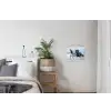 Paarden - Winter - Dieren - Natuur - Sneeuw textielposter latten blank klein -woonkamer