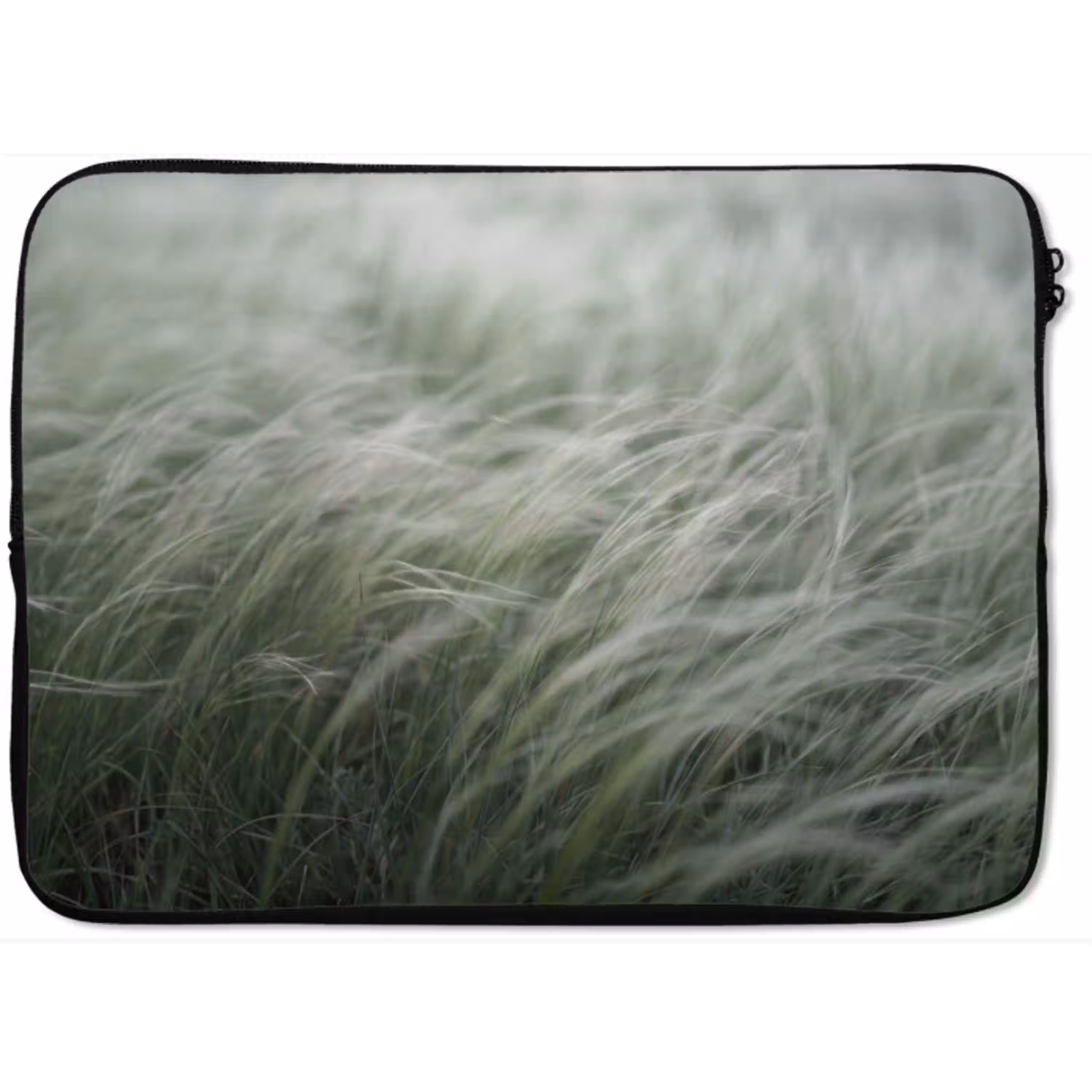 Gras - Wazig - Natuur - Groen - Zacht laptophoes neopreen klein -zkaufland3dotto