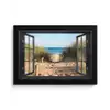 Doorkijk - Strand - Zee - Zand - Water - Helmgras - Duinen fotolijst zwart zonder passe partout klein -3d