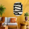 Pizza - Decoratie - Japandi - Vintage Wandcirkel Ovaal Glas middel -sfeer4
