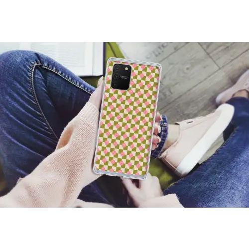 Patroon - Smileys - Blokken Telefoonhoesje Samsung Galaxy S10 Lite klein 364 -handS10Lite