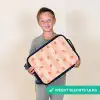 Oranje krabben op golvende achtergrond Kinderkoffer - Zwart klein -sfeer4_NL