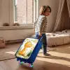 Dino - Voetbal - Oranje Kinderkoffer - Blauw klein -sfeer1