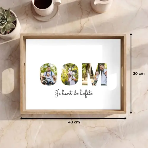 Oom - Lettercollage Dienblad Rechthoek middel -USP_Formaat