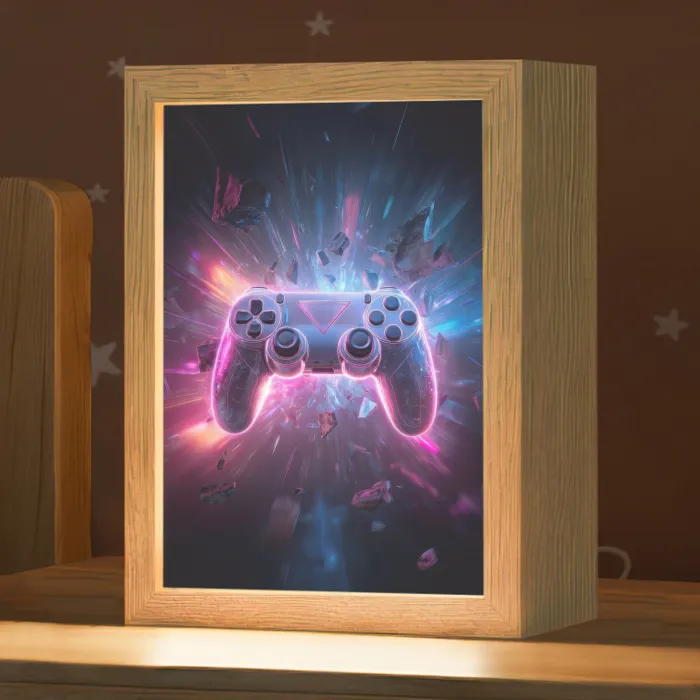 Controller - Neon - Explosie - Abstract Light Box met kabel klein -zzz_3d_website