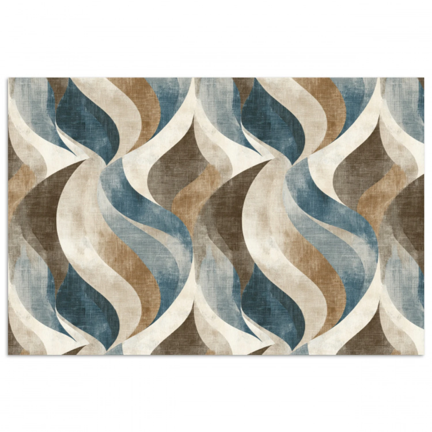 Abstract - Golven - Kleurrijk poster papier klein 62 -3d
