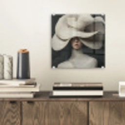 Modern - Vrouw - Hoed plexiglas 5mm klein -sfeer1