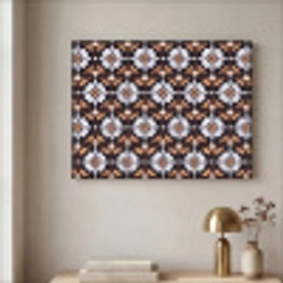 traditioneel - Element - Kleurrijk Textielframe zwart klein 947 -sfeer2