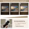 Zonsondergang - Strand - Duin - Gras - Bank Light Box met batterij (Wandlamp) middel -USP_dimbaarNL