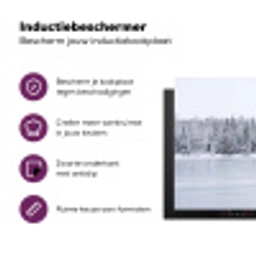 Meer - Dennen - IJs - Winter - Rustgevend Inductie beschermer vinyl 3mm klein -zzzzzzz-cc-usp